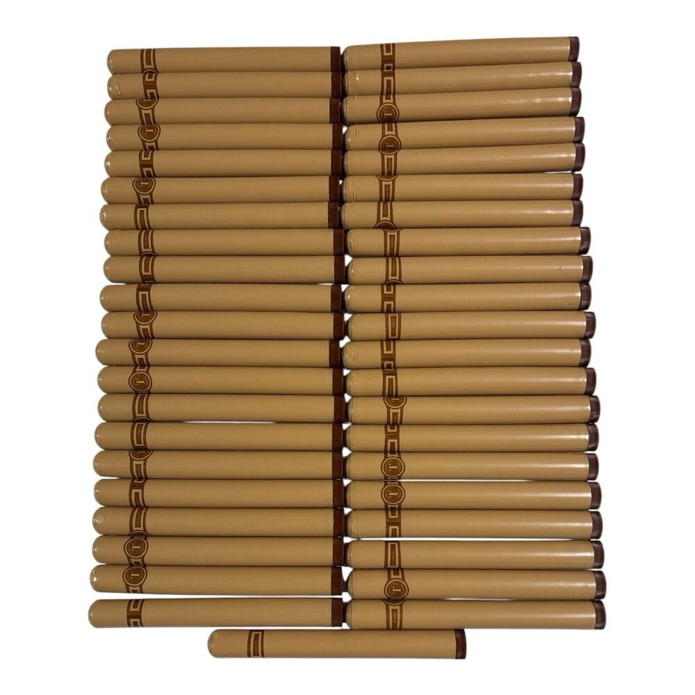 Vtg Thompson Plastic Cigar Tubes Holders Lot of 43 Retro Tobacciana Craft Prop